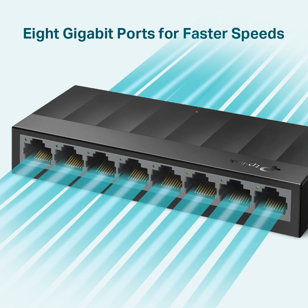 Desktop Switch Ls1008g 8-ports 10/100/1000mb
