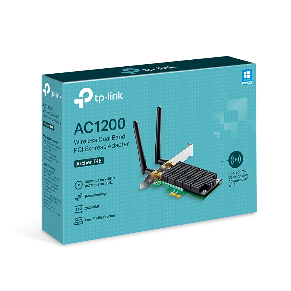 Wireless Pci-e Adapter Archer T4e Ac1200 Dual Band