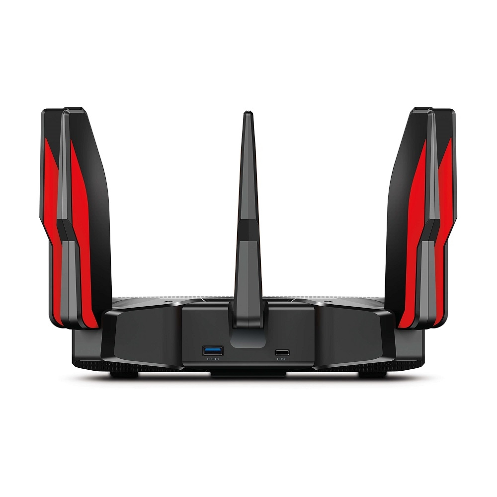 Tri-band Wireless Gaming Router Archer Ax11000 Next Gen 4804mbps Black / Red
