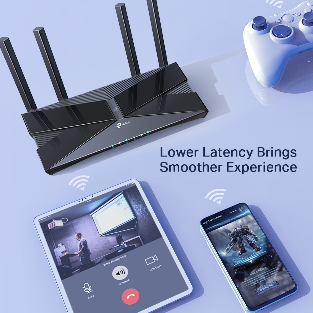 Wireless Router Ax3000 Archer Ax50 Gigabit Black