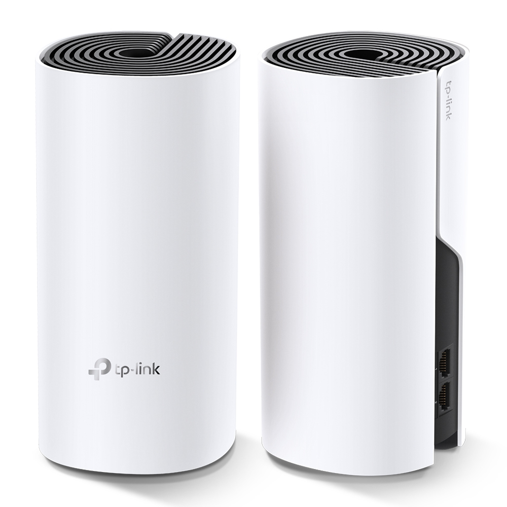 Deco M4 V2 - Whole Home Wi-Fi Mesh System  Ac1200 - 2 Pack