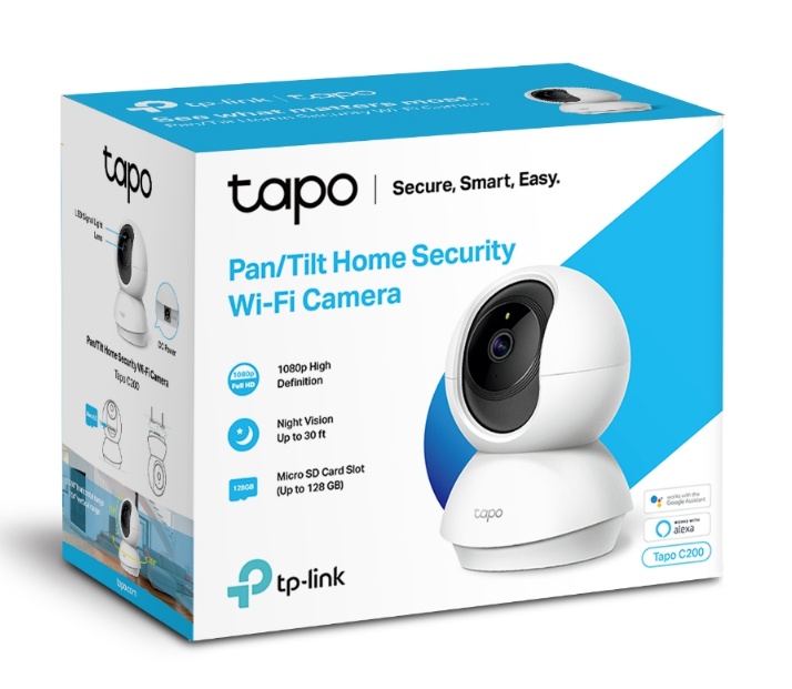 Camera Pan Tilt Home Tapo C200