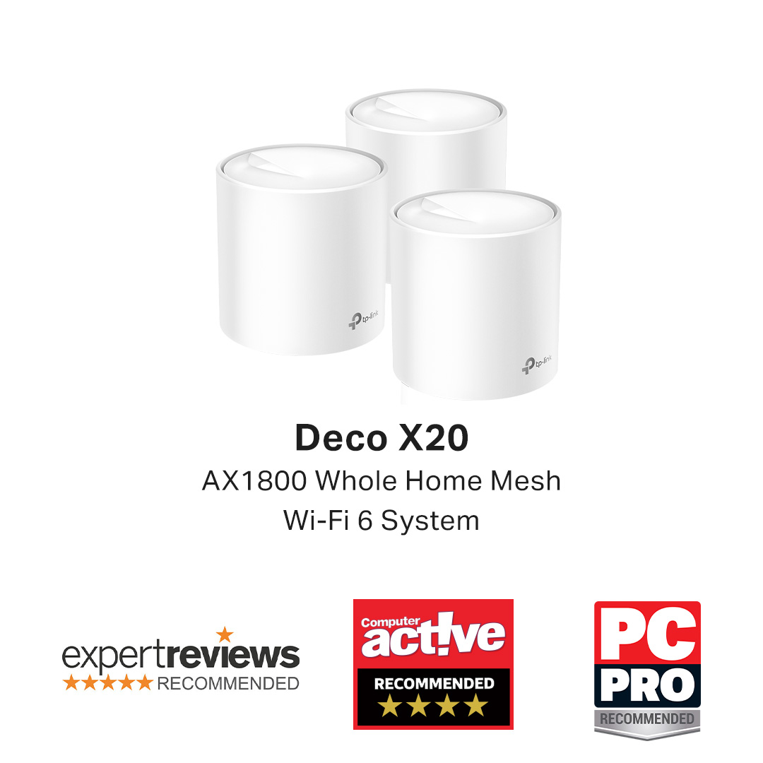 Deco X60 - Whole Home Wi-Fi Mesh System  Ax1800 - 3 Pack