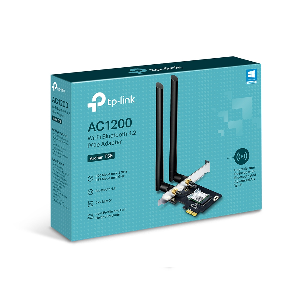 Wireless Dual Band Archer T5e Pci-e Bluetooth 4.2 Adapter Ac1200