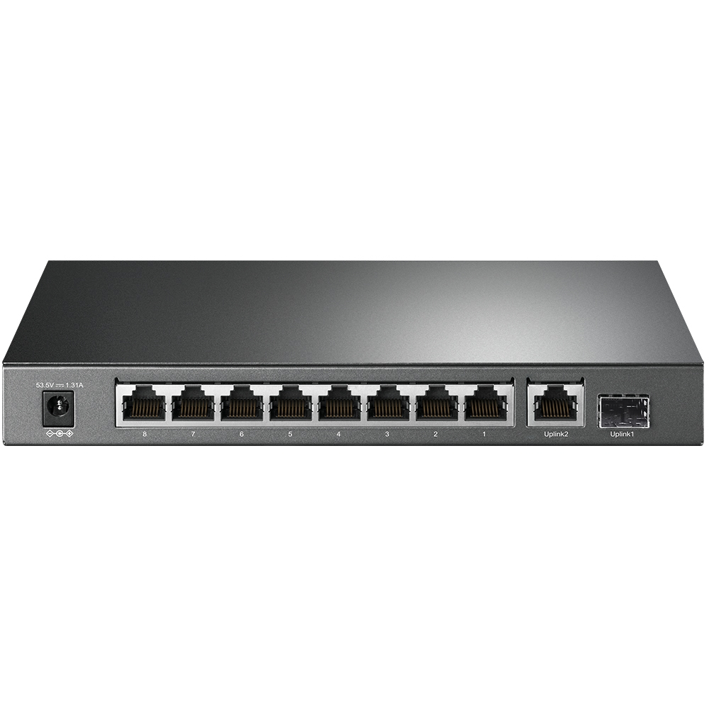 Desktop Switch Tl-sg1210p 10-port 9 10/100/1000mbps With 8-port Poe+