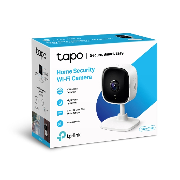 Home Security Wi-Fi Camera Tapo-c100 1080p Crystal Clear Image