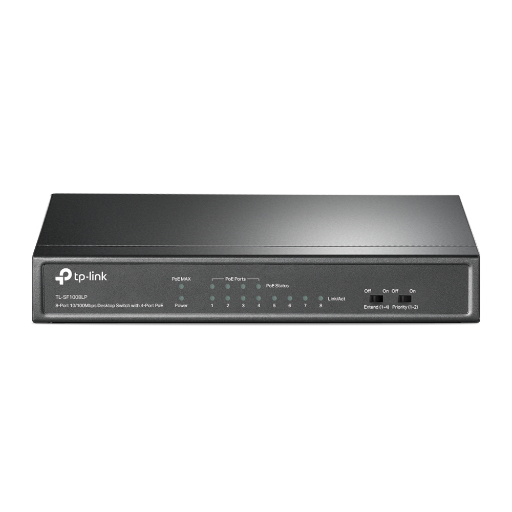 Desktop Switch Tl-sf1008lp 8-port 10/100mbps With 4-port Poe
