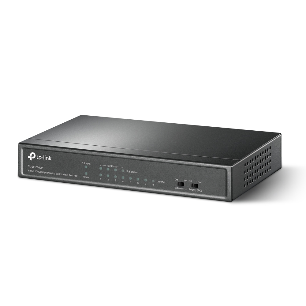 Desktop Switch Tl-sf1008lp 8-port 10/100mbps With 4-port Poe