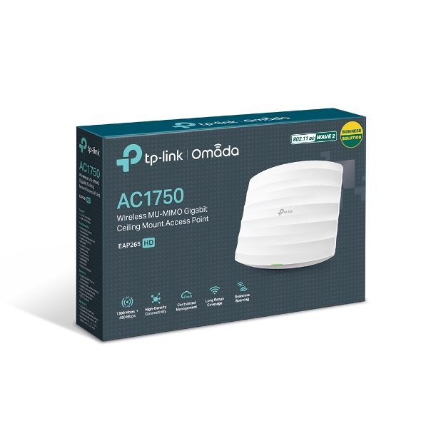 Wireless Dual Band Eap265 Hd Gigabit Ceiling Mount Access Point Ac1750
