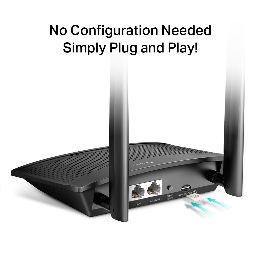Wireless N 4g Lte Router Tl-mr100 Black