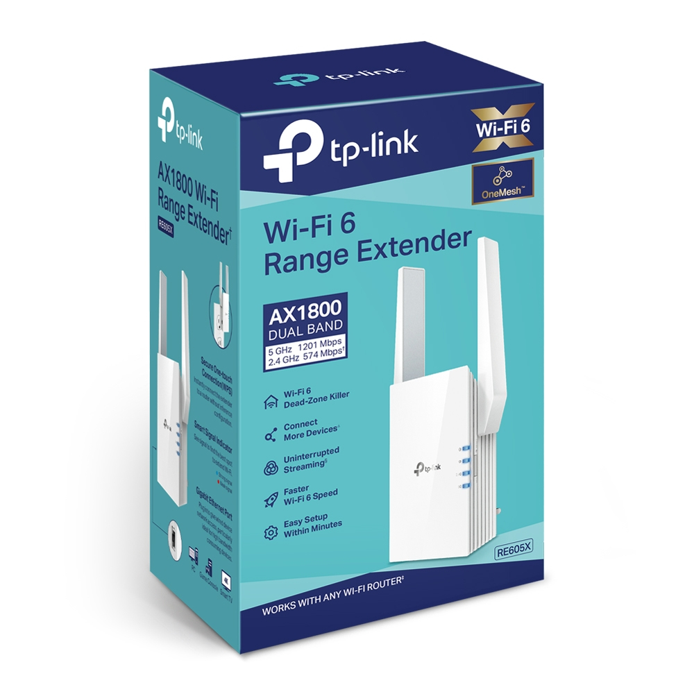 Wi-Fi Range Extender Ax1800 Re605x