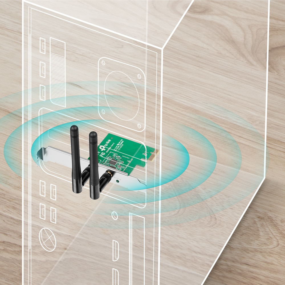 Wireless N Pci-e Adapter 300mbps