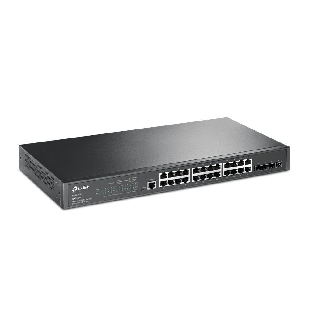Jetstream 24-port Gigabit L2 Managed Switch With 4 Sfp Slots