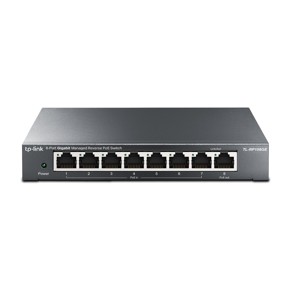 Managed Reverse Poe Switch Tl-rp108ge 8-port Gigabit