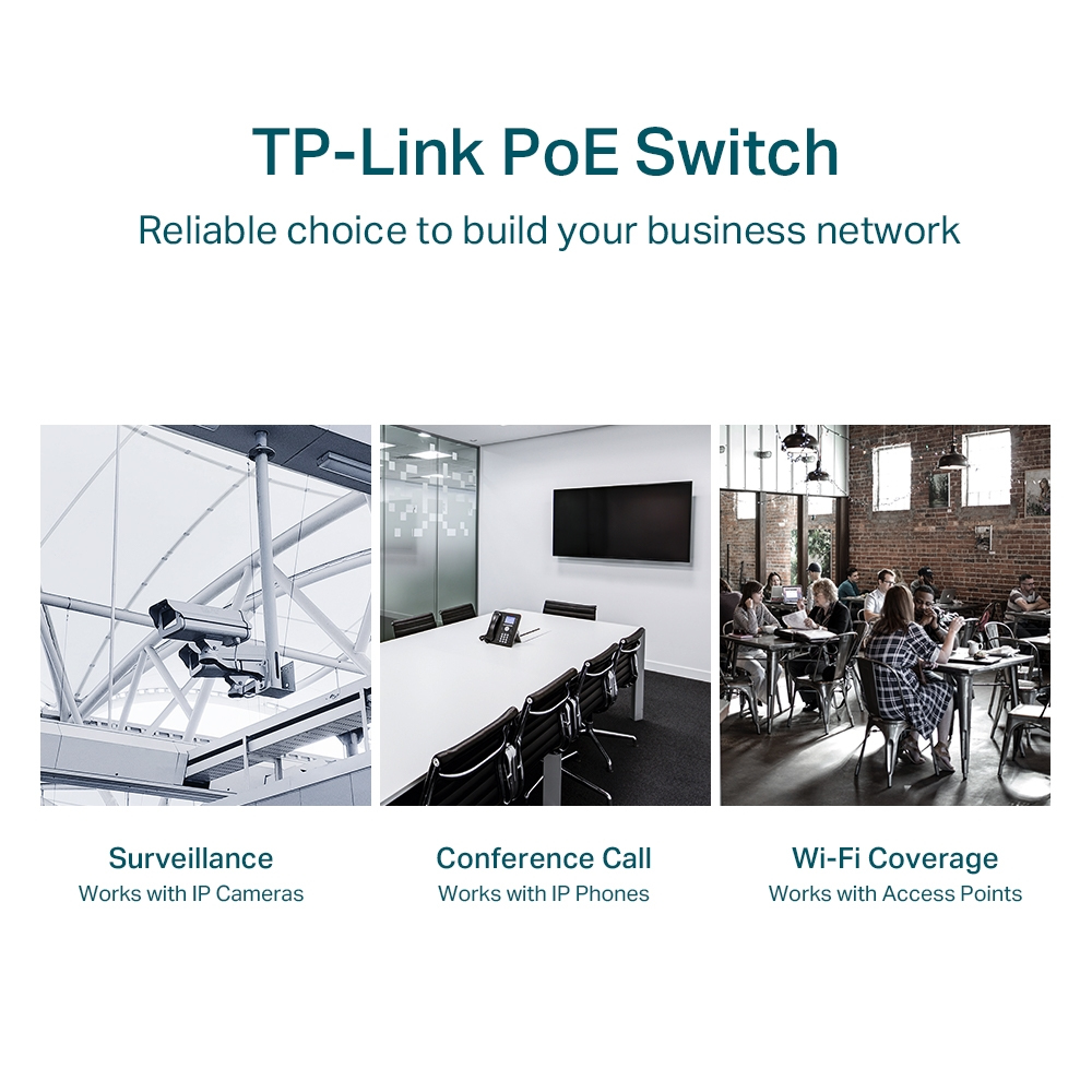 Poe Switch Tl-sg1428pe 28-port Gigabit With 24-port Poe+