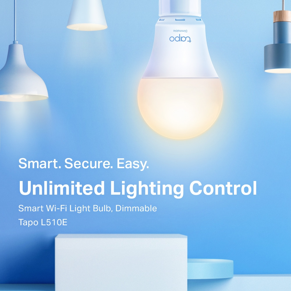 Tapo L510e Smart Light Bulb DIMMable E27 Base 2 Pack