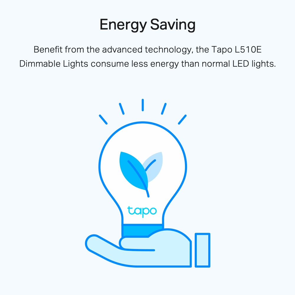 Tapo L510e Smart Light Bulb DIMMable E27 Base 2 Pack