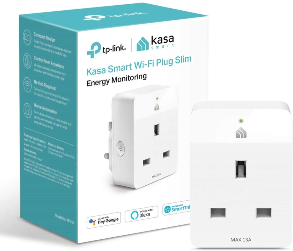 Kasa Smart Wi-Fi Plug Energy Monitoring