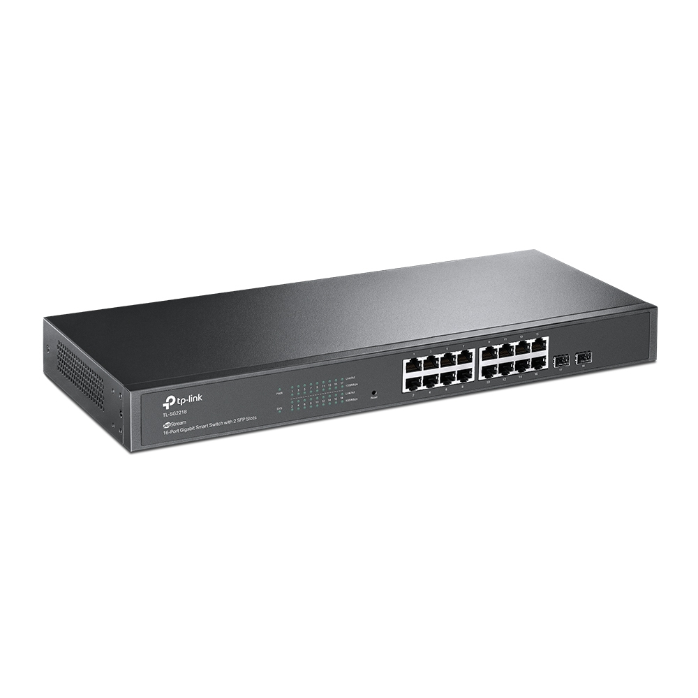 Jetstream Tl-sg2218 16-port Gigabit Smart Switch With 2 Sfp Slots