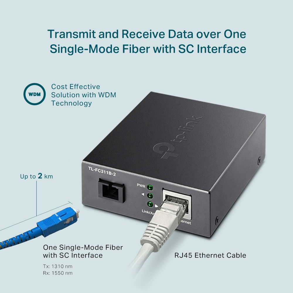 Tl-fc311b-2 Gigabit Wdm Media Converter