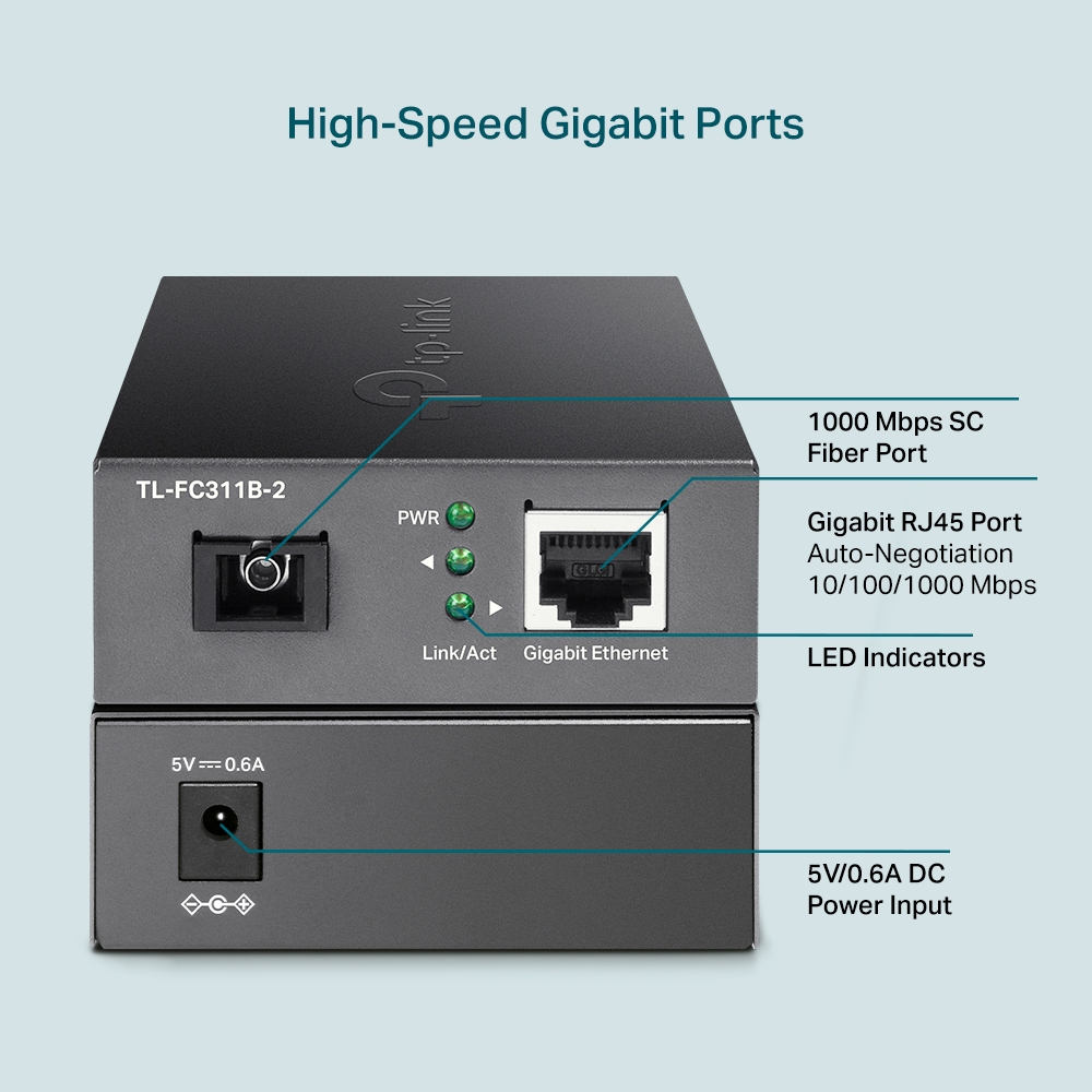 Tl-fc311b-2 Gigabit Wdm Media Converter