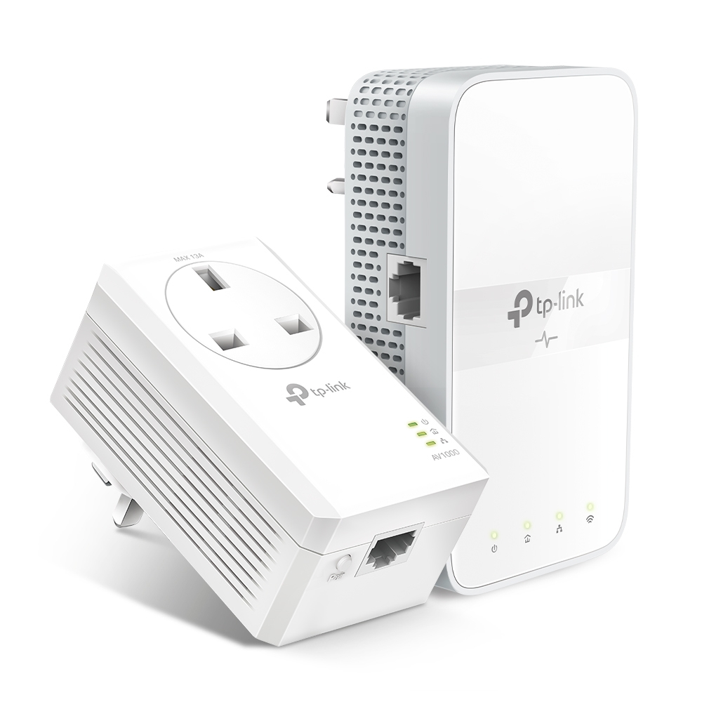 Tl-wpa7617 Kit Av1000 Gigabit Passthrough Powerline Ac Wi-Fi Kit