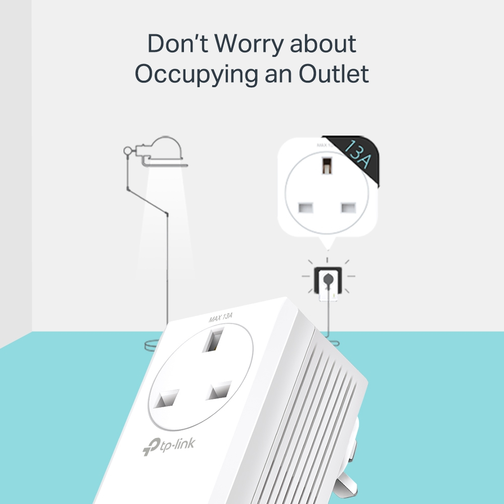 Tl-wpa7617 Kit Av1000 Gigabit Passthrough Powerline Ac Wi-Fi Kit