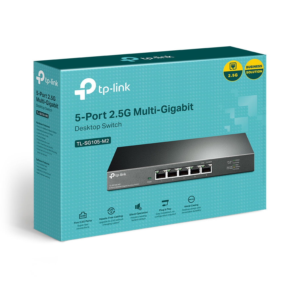 Desktop Switch Tl-sg105-m2 5-port 2.5g Multi Gigabit