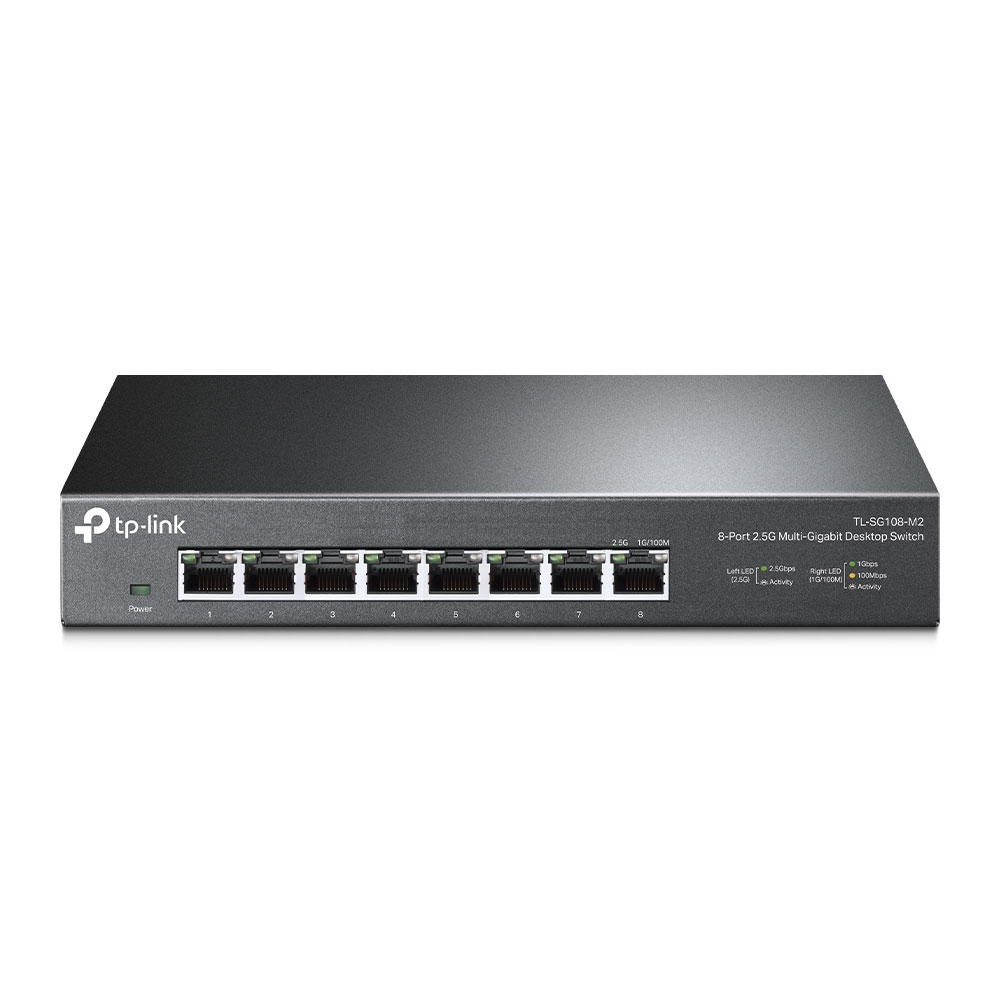 Desktop Switch Tl-sg108-m2 8-port 2.5g Multi Gigabit