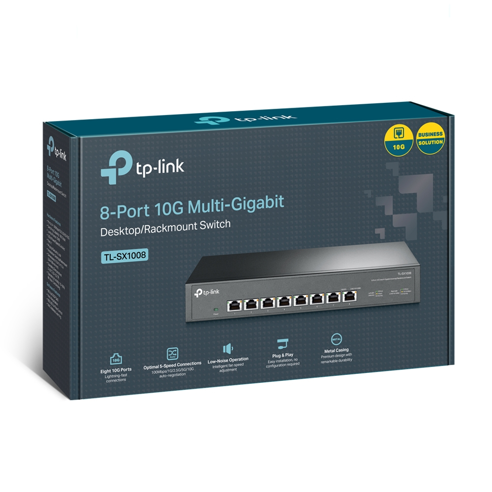 Desktop Rackmount Switch Tl-sx1008 8-port 10g Multi Gigabit