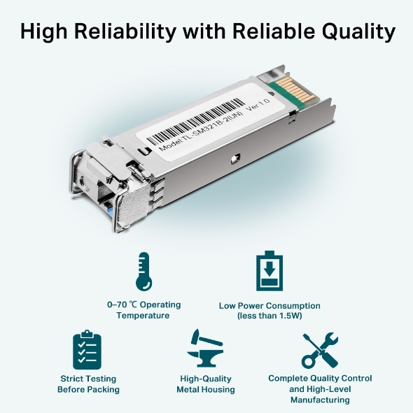 Tl-sm321b-2 1000base-bx Wdm Bi-directional Sfp Module