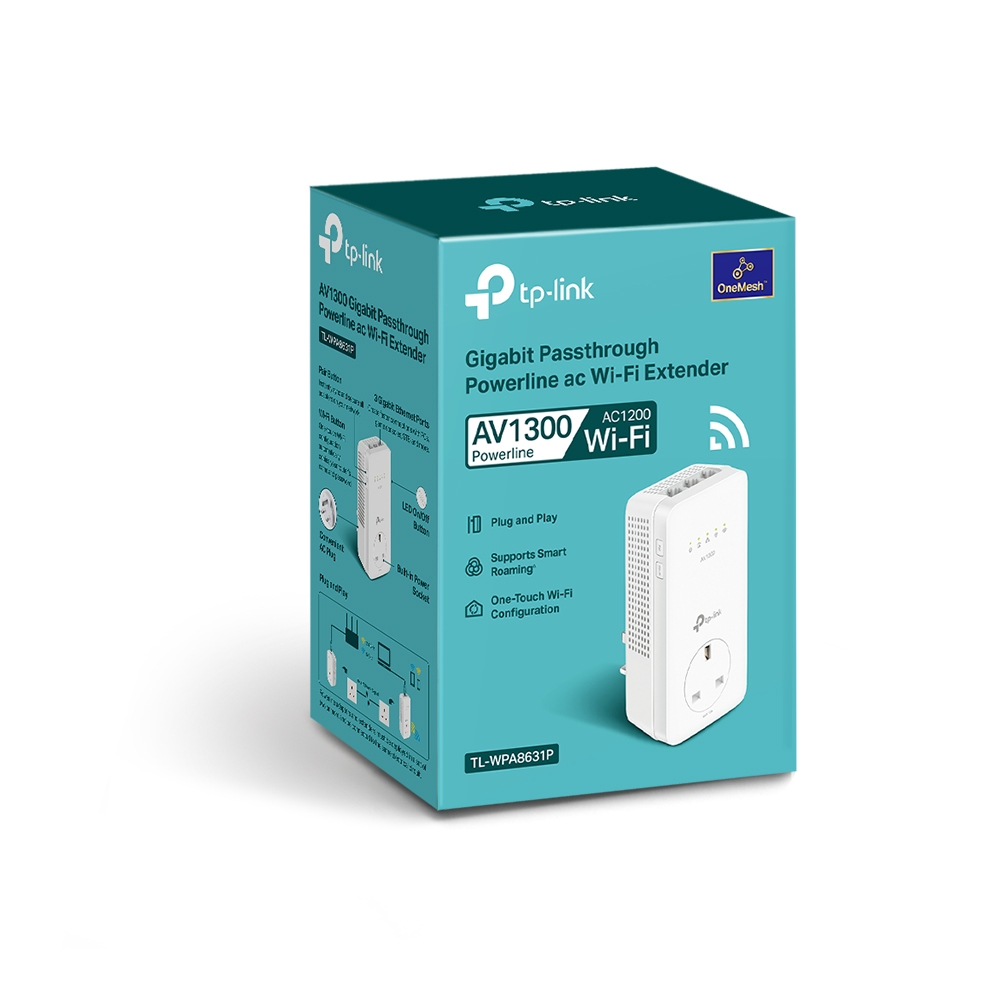 Powerline Tl-wpa8631p Av1300 Gigabit Passthrough