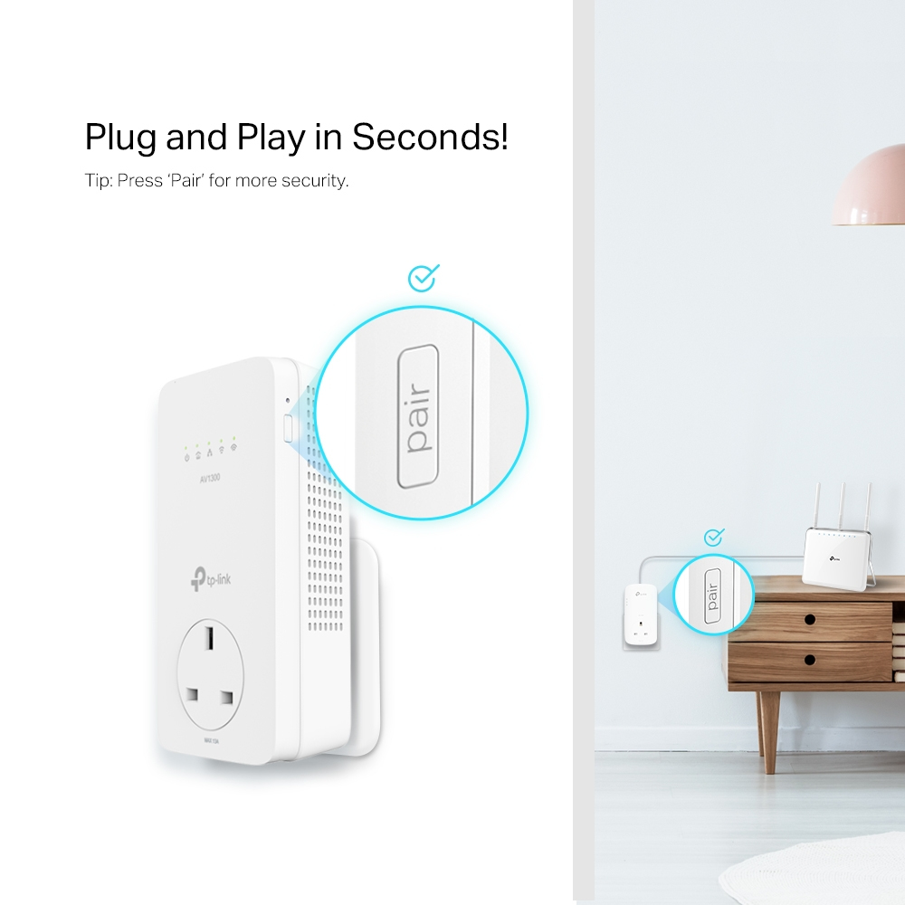 Powerline Tl-wpa8631p Av1300 Gigabit Passthrough