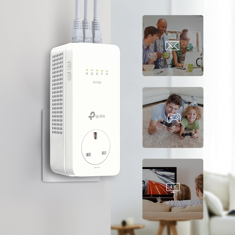 Powerline Tl-wpa8631p Av1300 Gigabit Passthrough