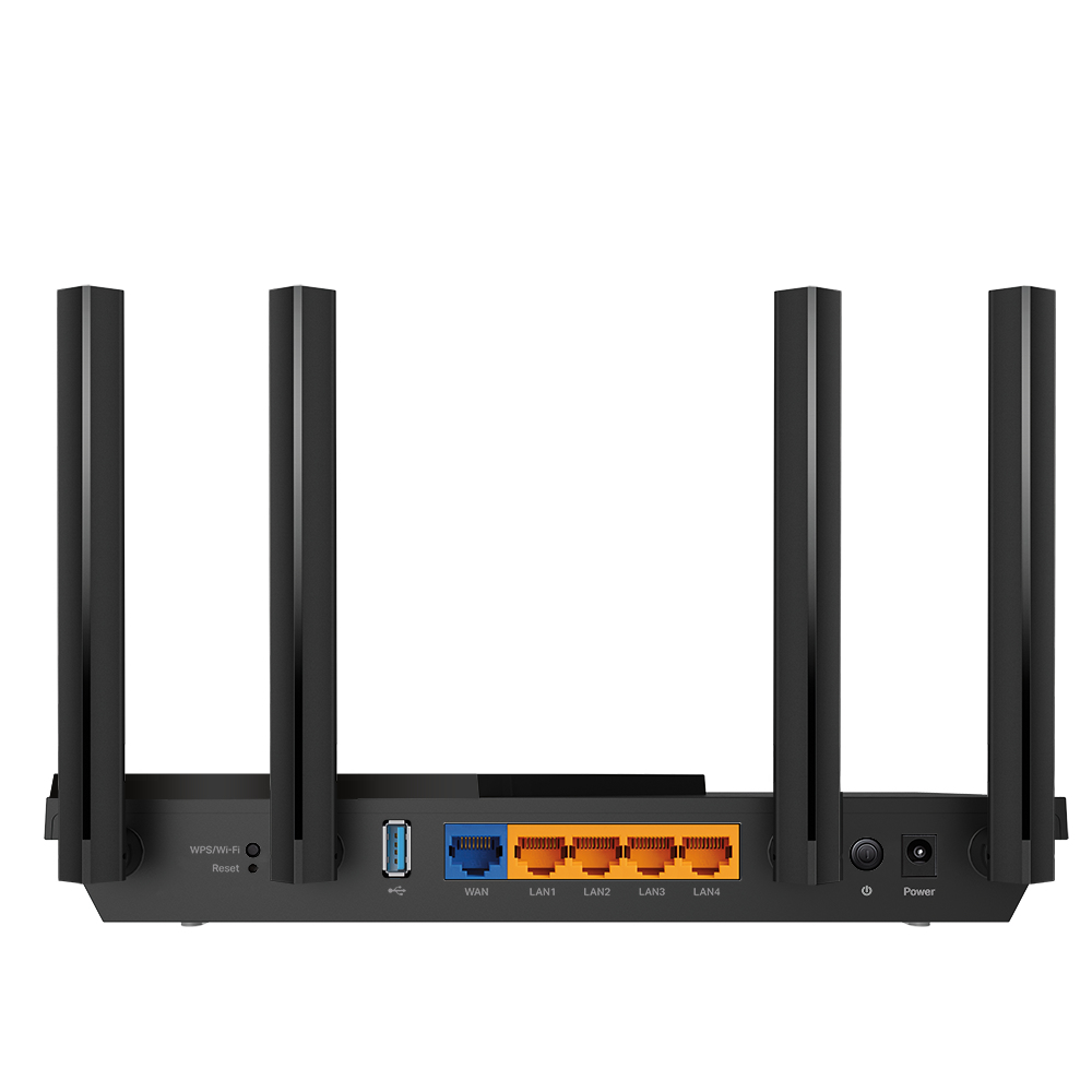 Wireless Wi-Fi 6 Router Ax3000 Archer Ax55 Dual Band Gigabit Black