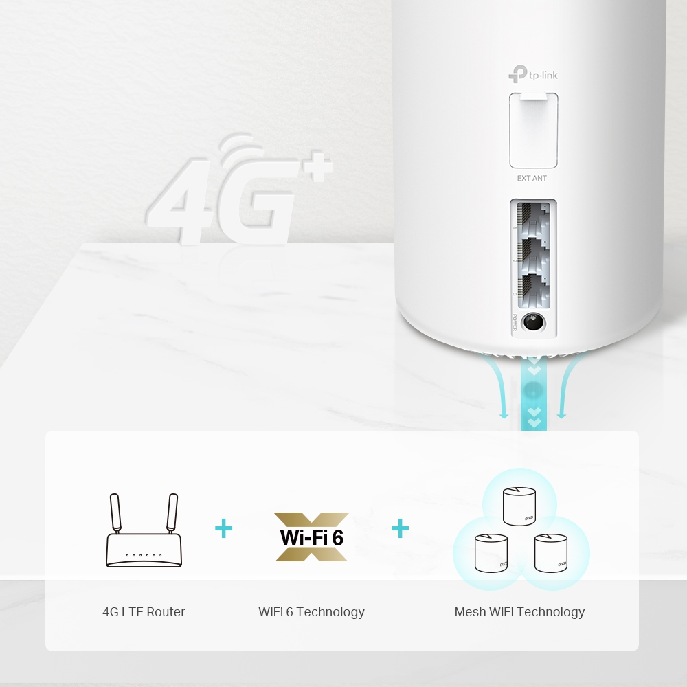 Deco X20 4g - Whole Home Wi-Fi Mesh System  Ax1800 - 1 Pack