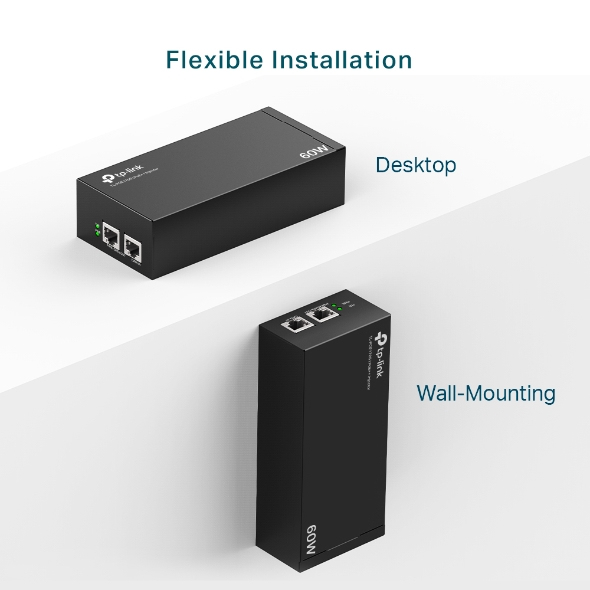 Poe++ Injector Tl-poe170s Gigabit  Black