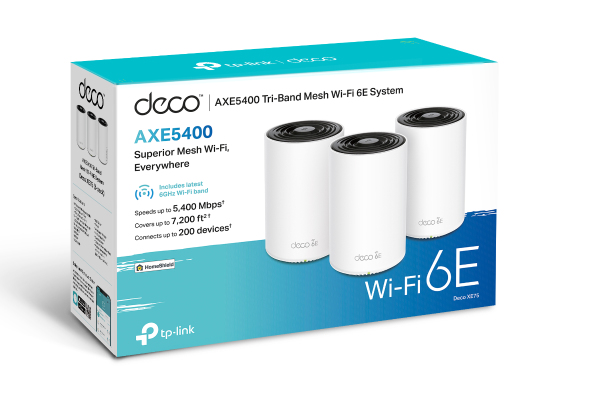 Deco Xe75 - Whole Home Wi-Fi 6e System Axe400 - 3 Pack