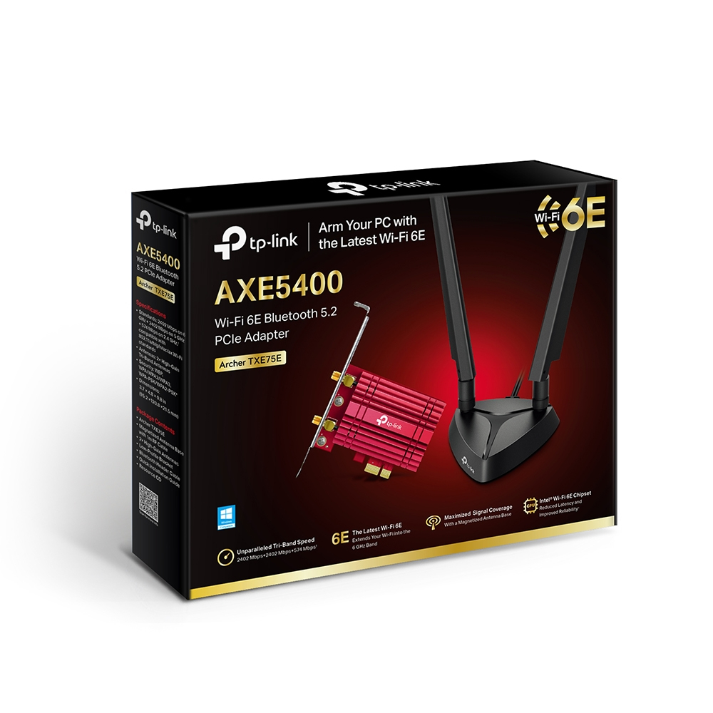 Adapter Archer Txe75e Wi-Fi 6e Bluetooth Pci-e