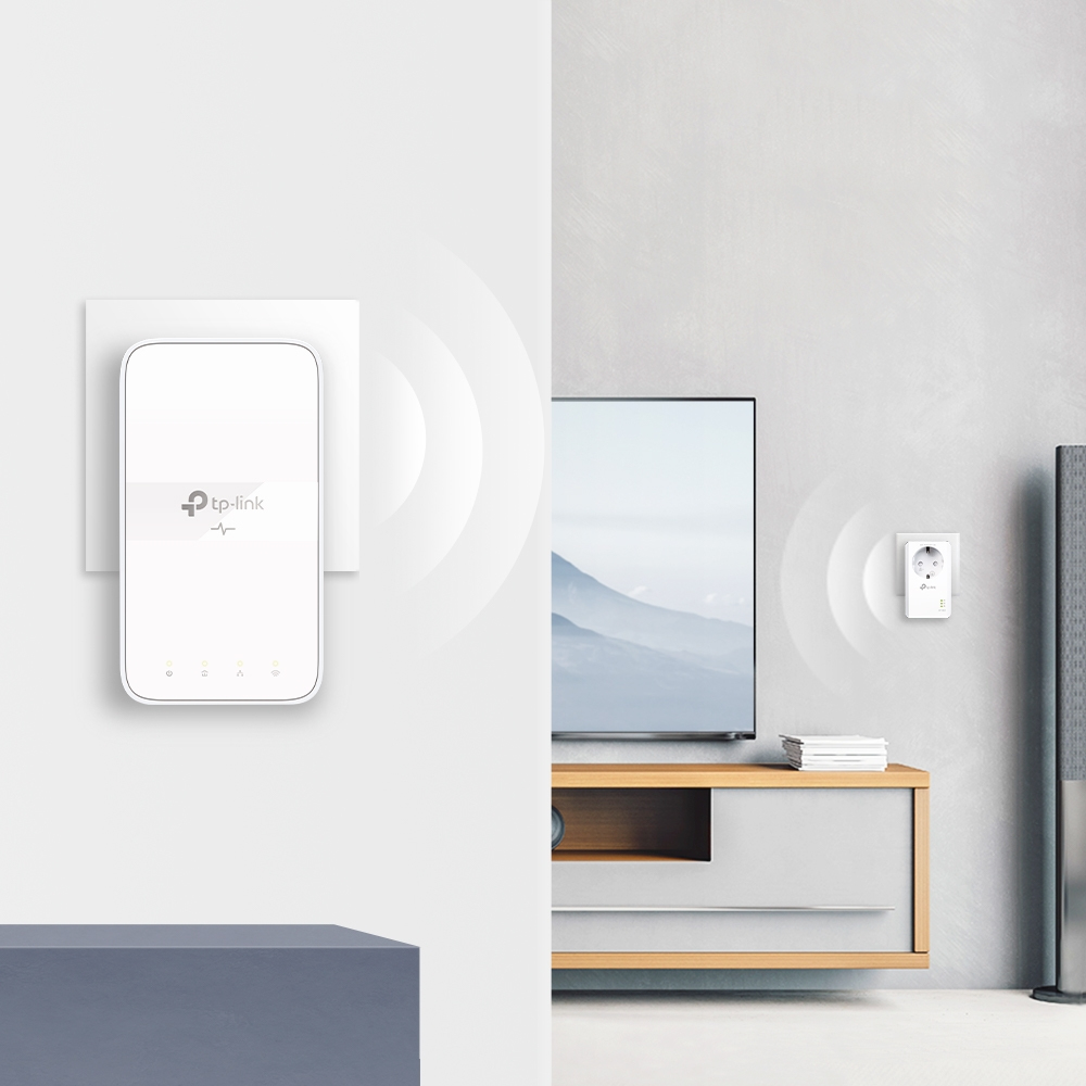 Tl-wpa7617 Av1000 Gigabit Powerline Ac1200 Ac Wi-Fi Kit Be