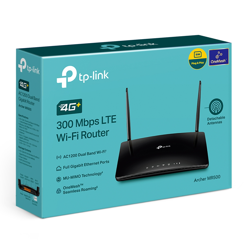 Wireless Mr-500 Dual Band 4g Lte Router Ac1200
