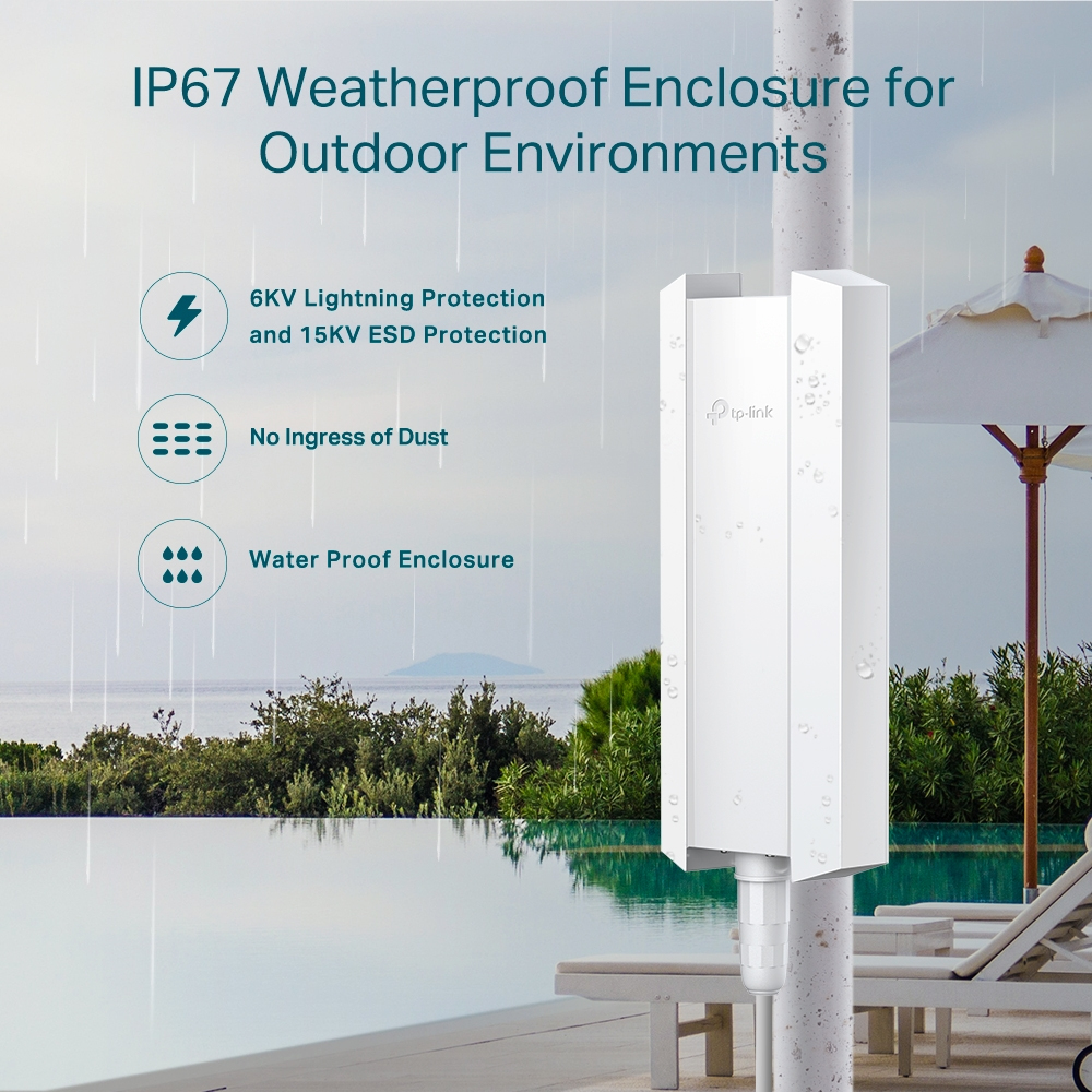 Access Point Omada Eap650 Ax3000 Wall Plate Wi-Fi6 Dual Band Ceiling Mount