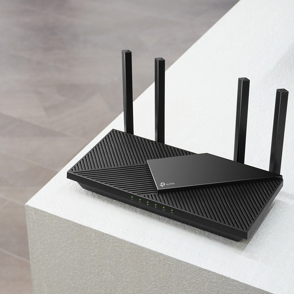 Wireless Wi-Fi 6 Router Ax3000 Archer Ax55 Pro Dual Band Gigabit Black