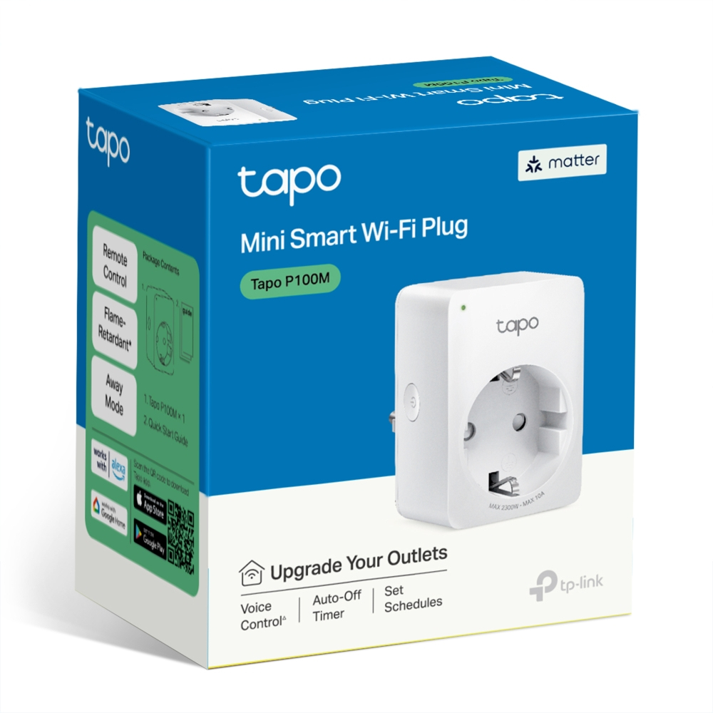 Smart Wi-fi Socket Tapo P100 Wi-Fi Stop Contact