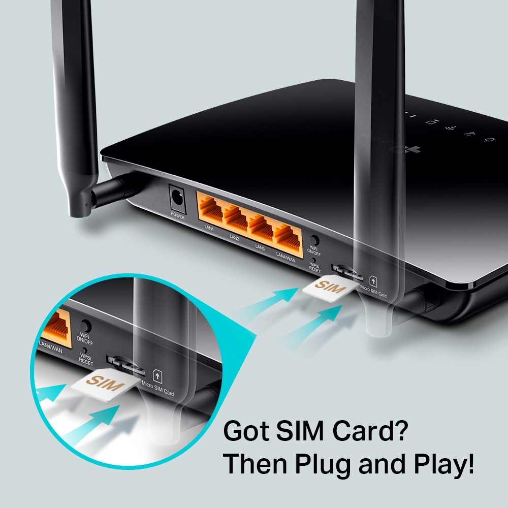 Wireless Dual Band Archer Mr200 V4 4g Lte Router Ac750