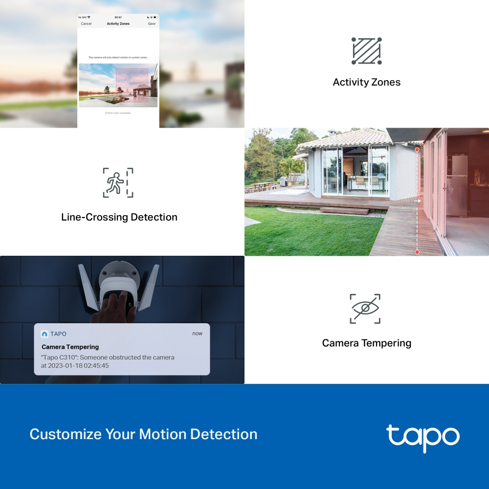 Camera Pan Tilt Home Tapo C310 P2