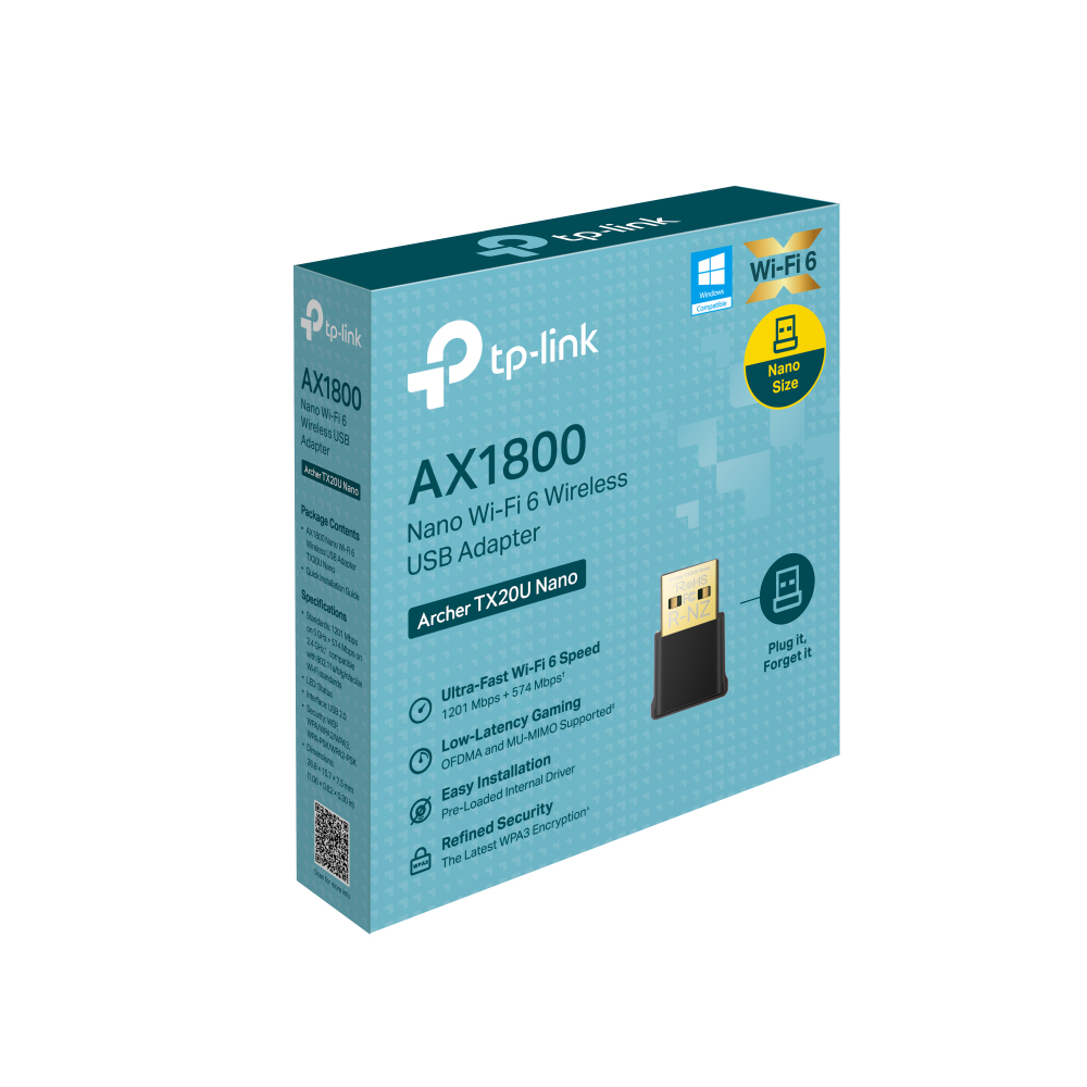 Wireless USB Adapter Archer Tx20u Nano Ax1800 High Gain