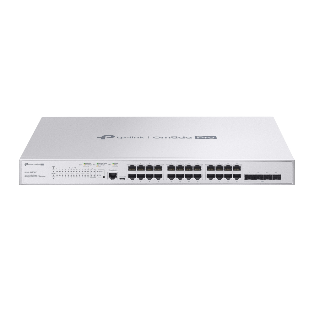 Switch Omada Pro S5500-24gp4xf 24-port Poe+ Gigabit L2+ Managed With 4 Sfp+ Slots