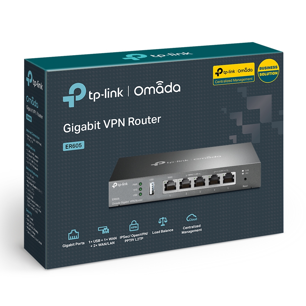 Omada Er605 Gigabit Multi-wan Vpn Router