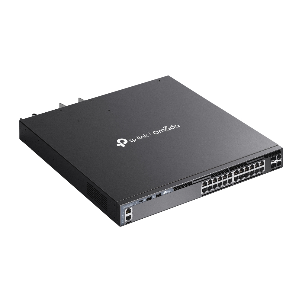 Switch Omada Sg6428xhp 24-port  Gigabit Stackable L3 Managed Poe+ With 4 10g Slots